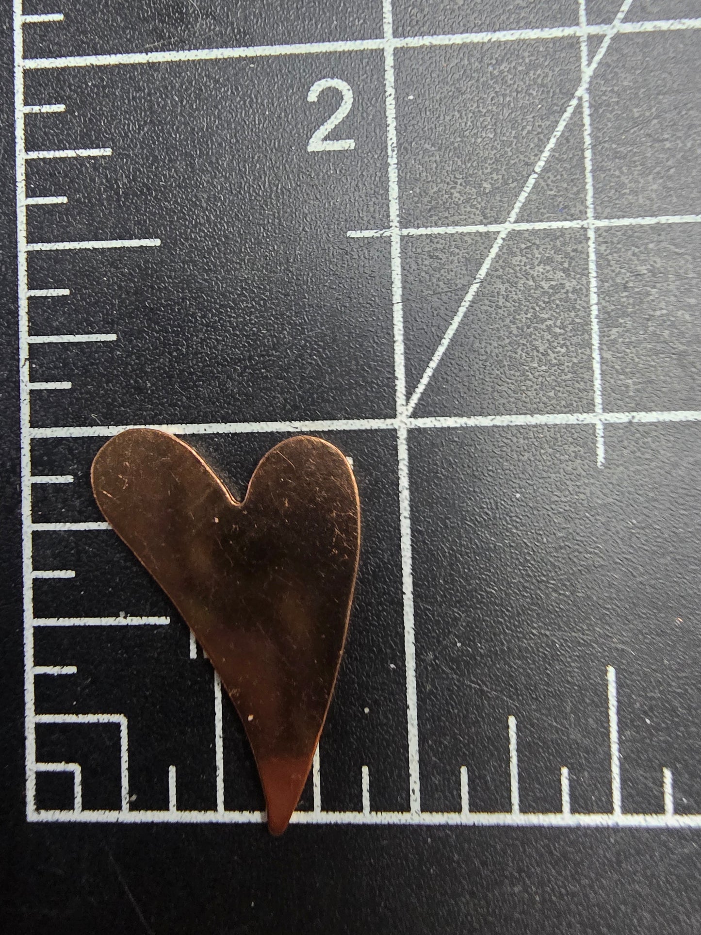 EV088 Copper Blank - Fancy Small Heart
