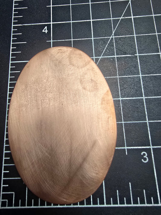 EV087 Copper Blank - Very Large Oval