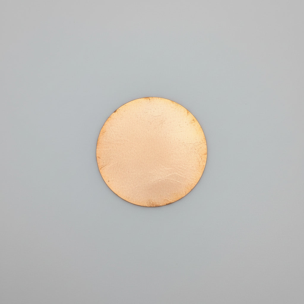 EV028 Copper Blank Circle  - Large Circle - 2 1/2"