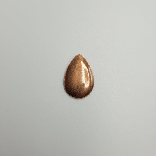 Small copper teardrop