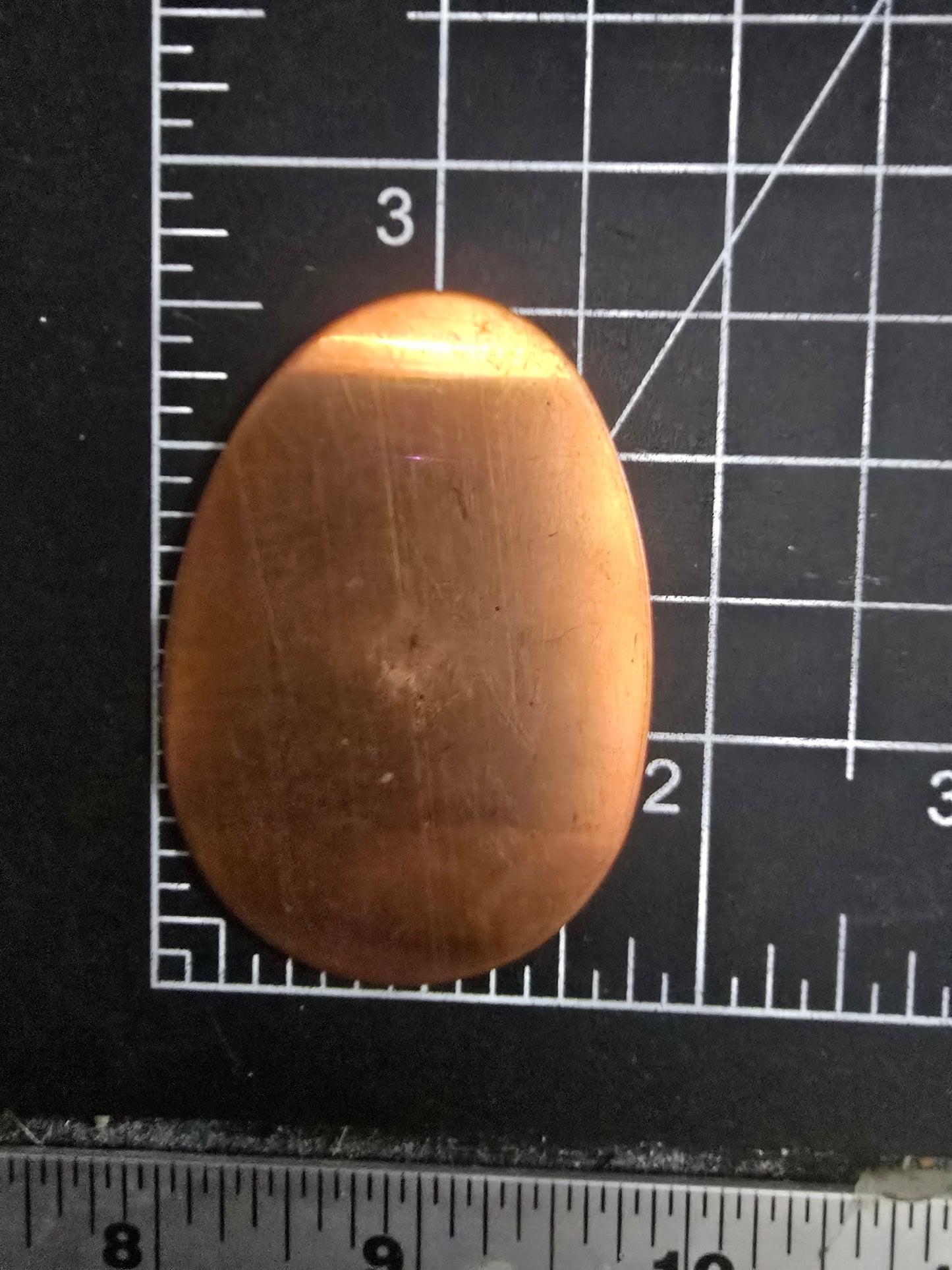 EV144 Copper Blank - Large Oval