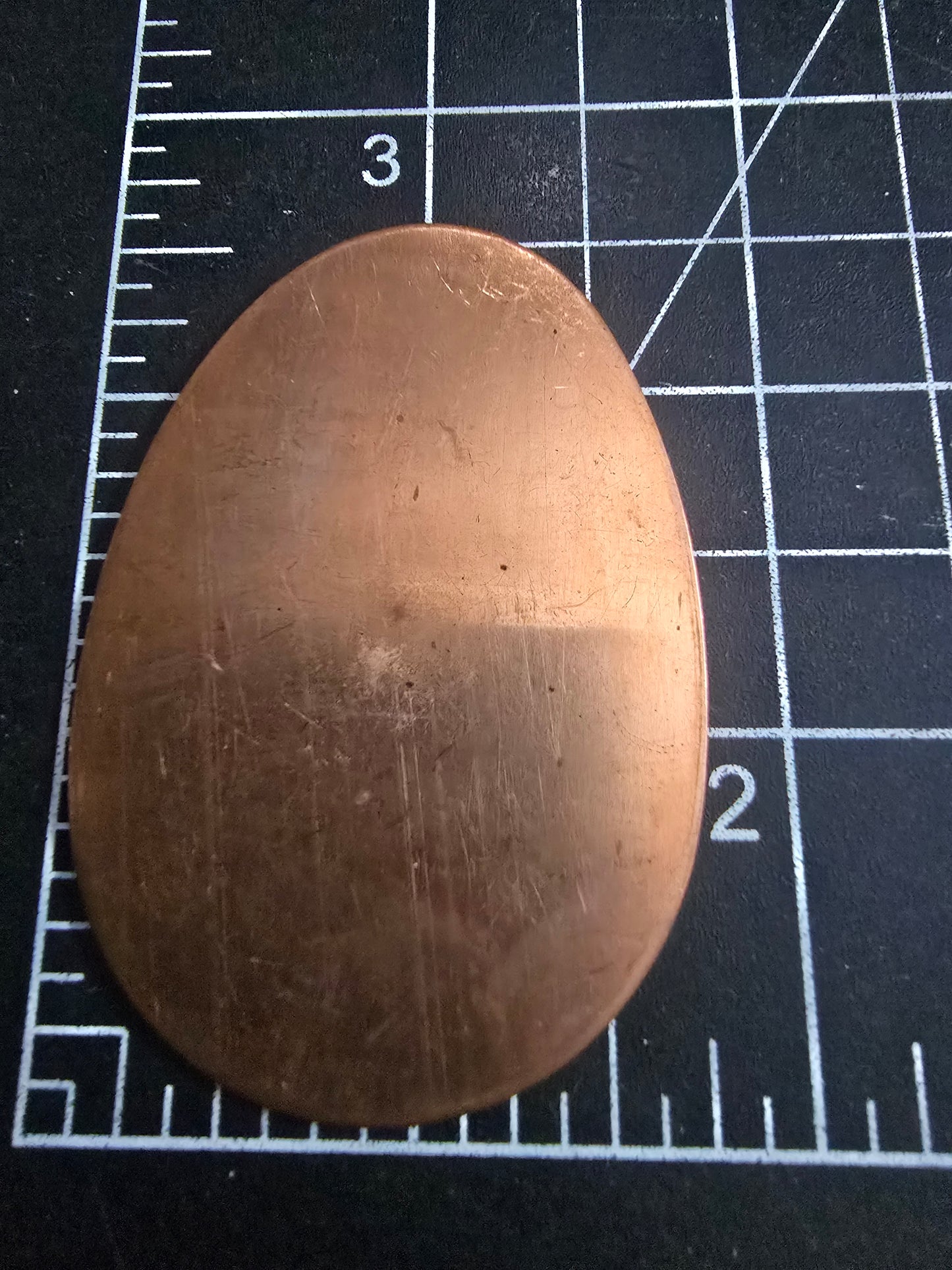EV144 Copper Blank - Large Oval