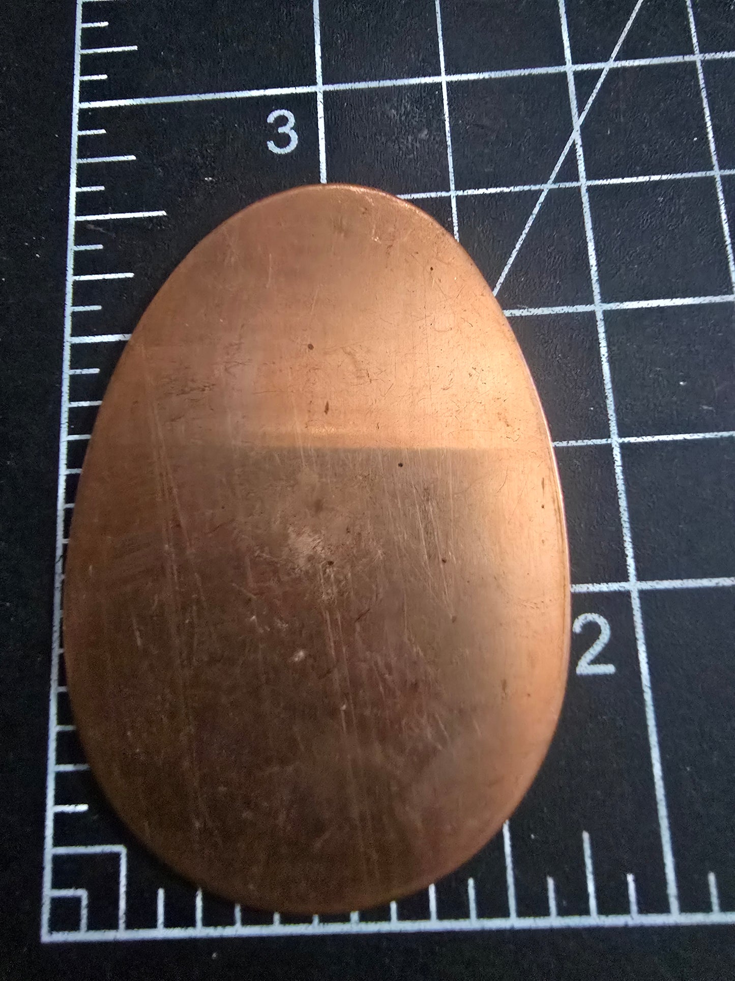 EV144 Copper Blank - Large Oval