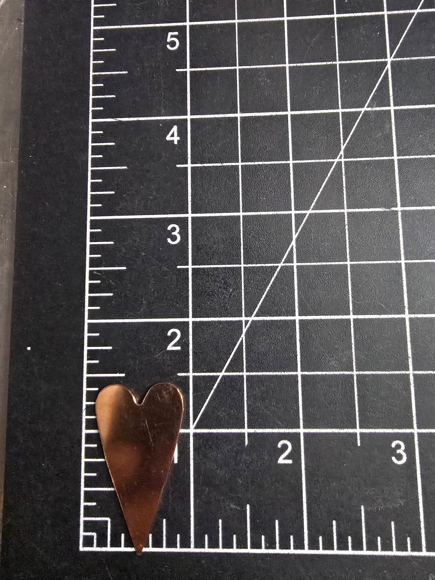 EV047 Copper Blank - Small Heart