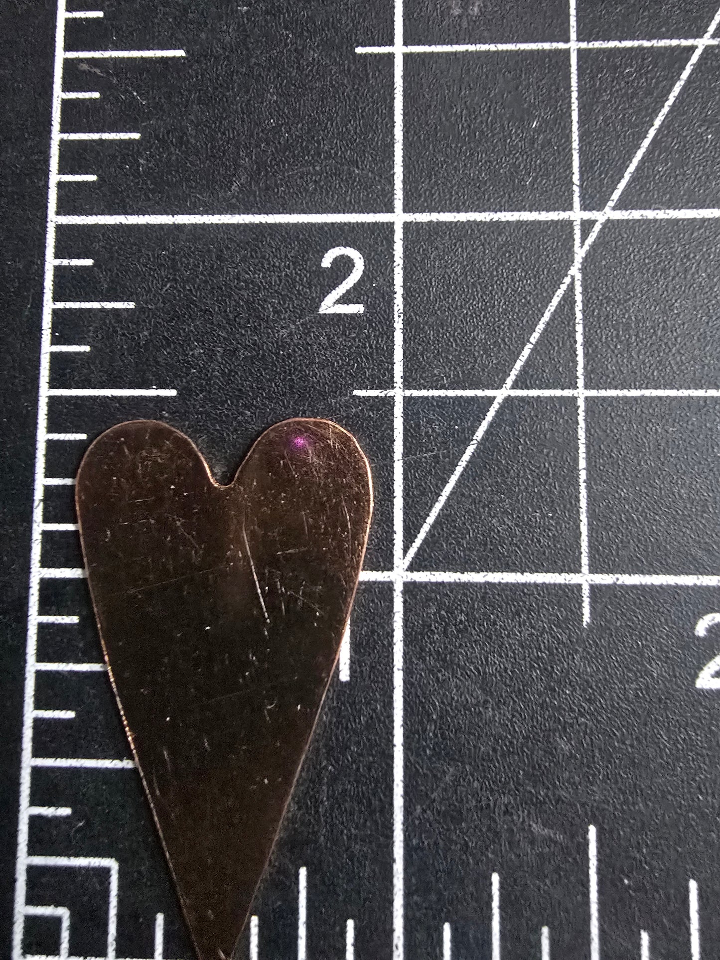 EV047 Copper Blank - Small Heart