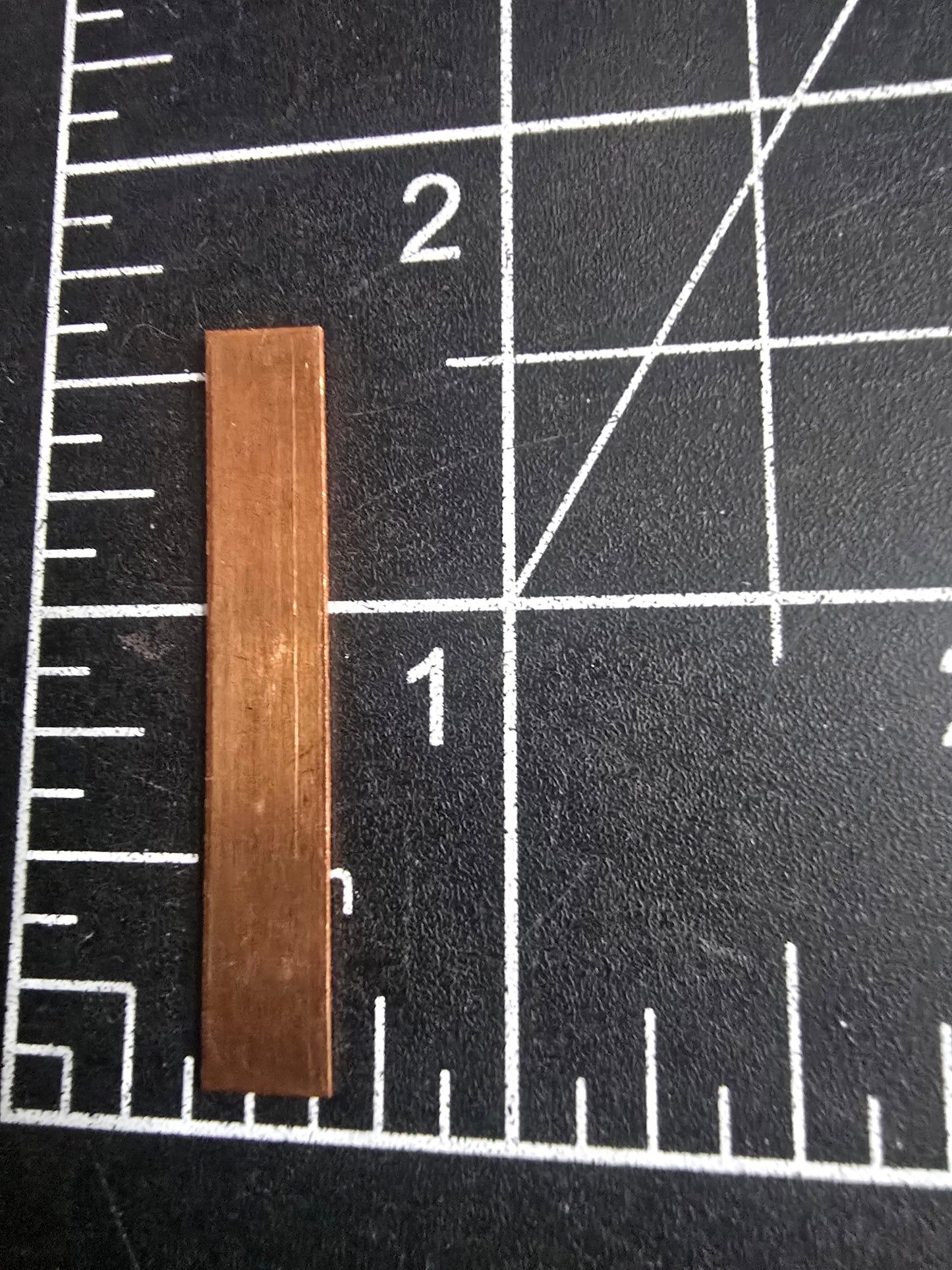 EV080 Copper Blank - Rectangle 1 1/2 by 1/4"