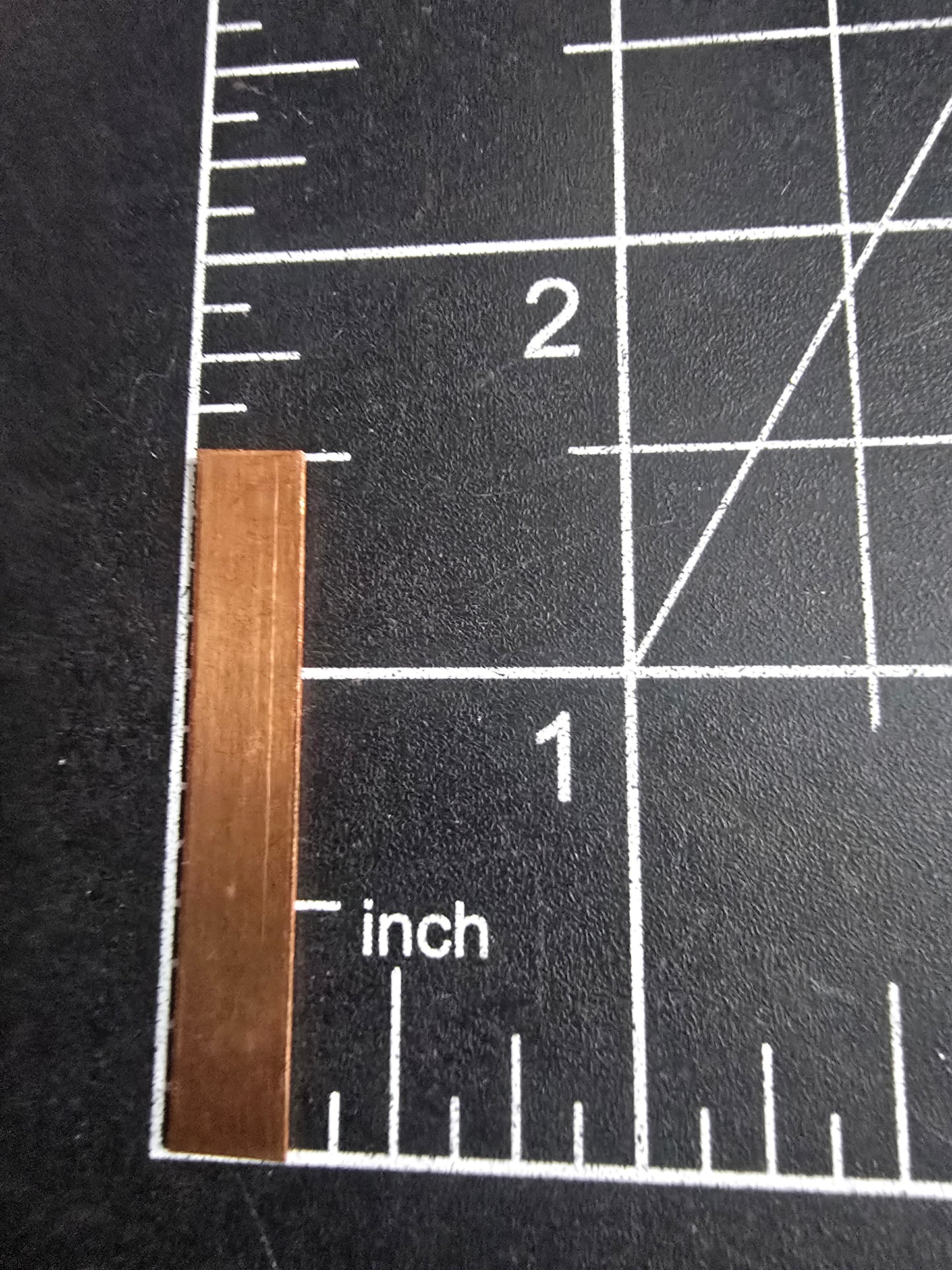 EV080 Copper Blank - Rectangle 1 1/2 by 1/4"