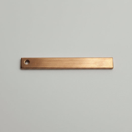 EV093 Copper Blank - Thin Rectangle with Hole
