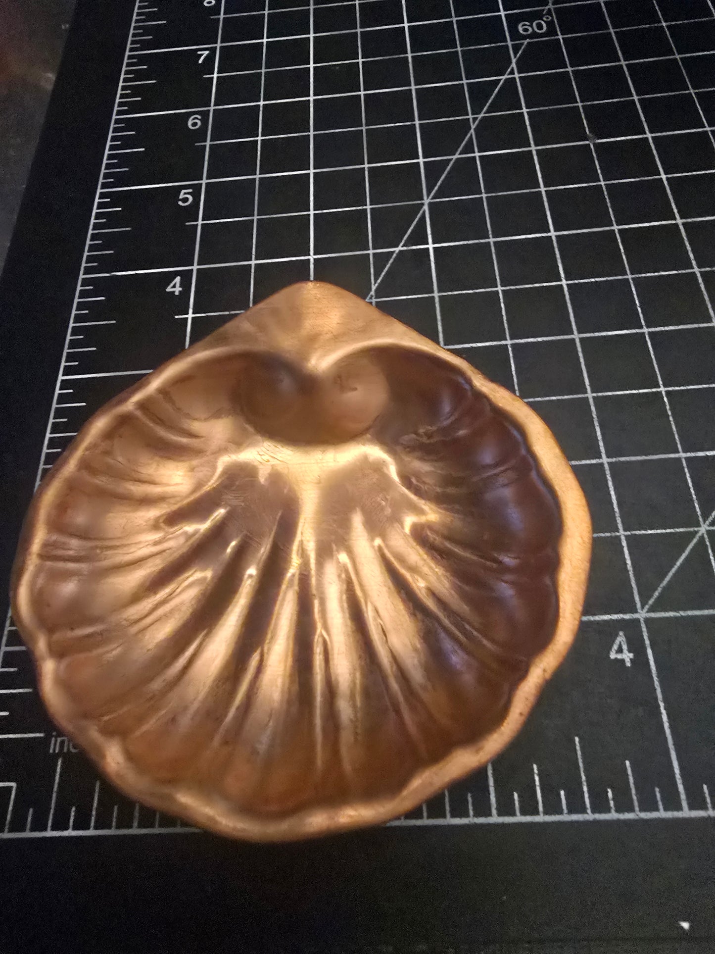 EV166 Copper Blank - Shell Trinket Tray