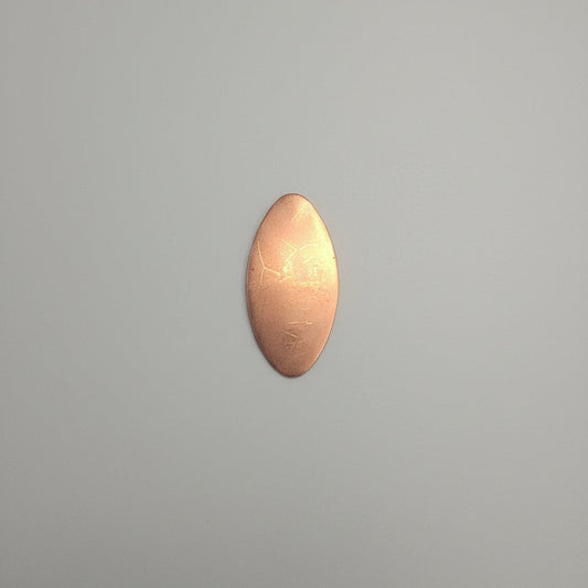 EV140 Copper Blank - Oval 2" x 1"