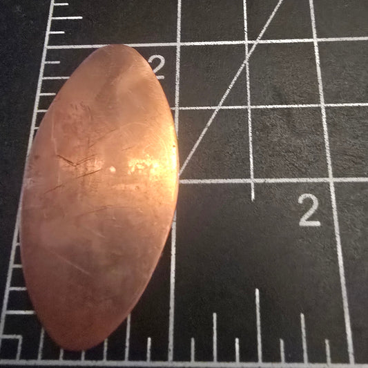 EV140 Copper Blank - Oval 2" x 1"