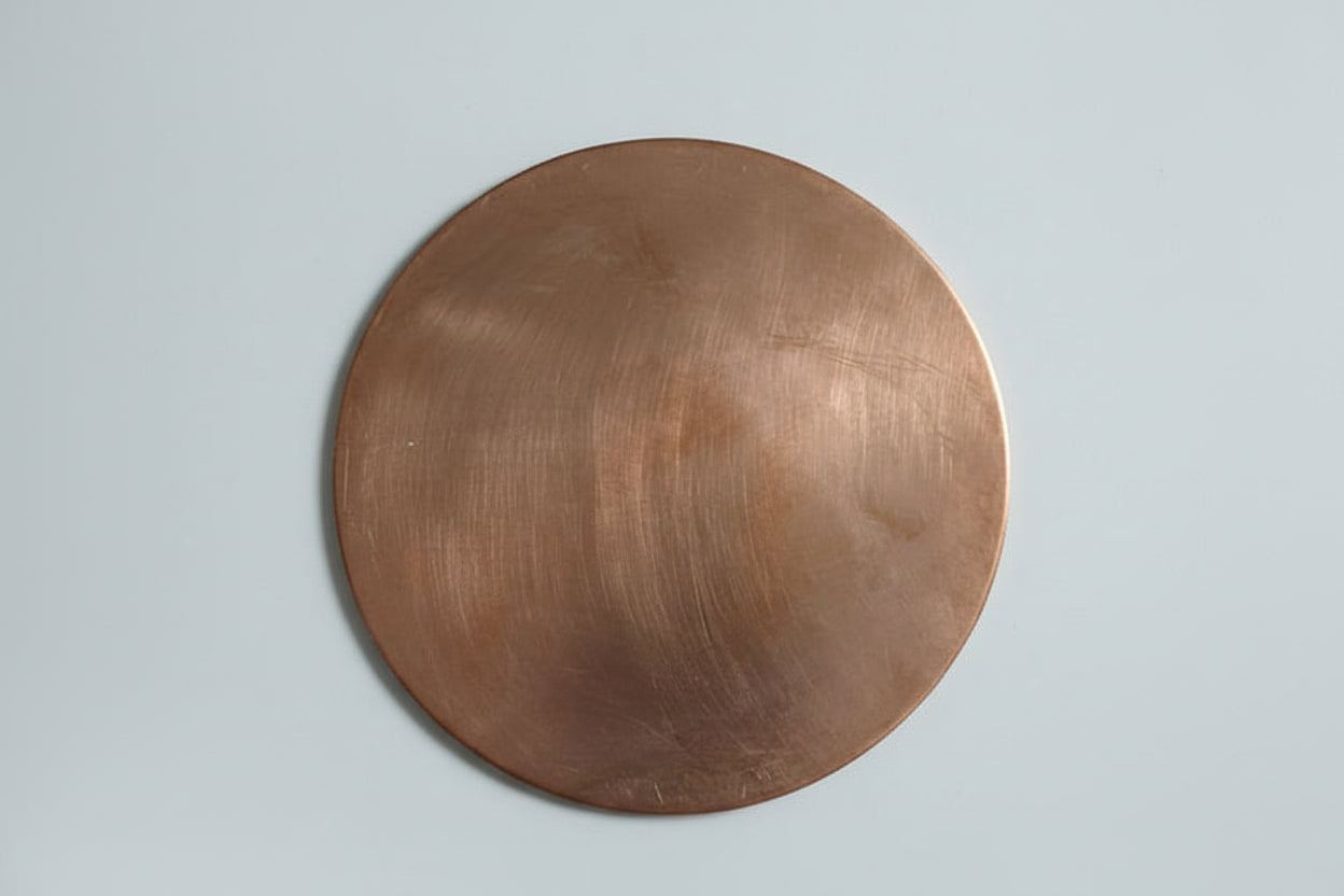 EV096 Copper Blank  - Very Large Circle 4"