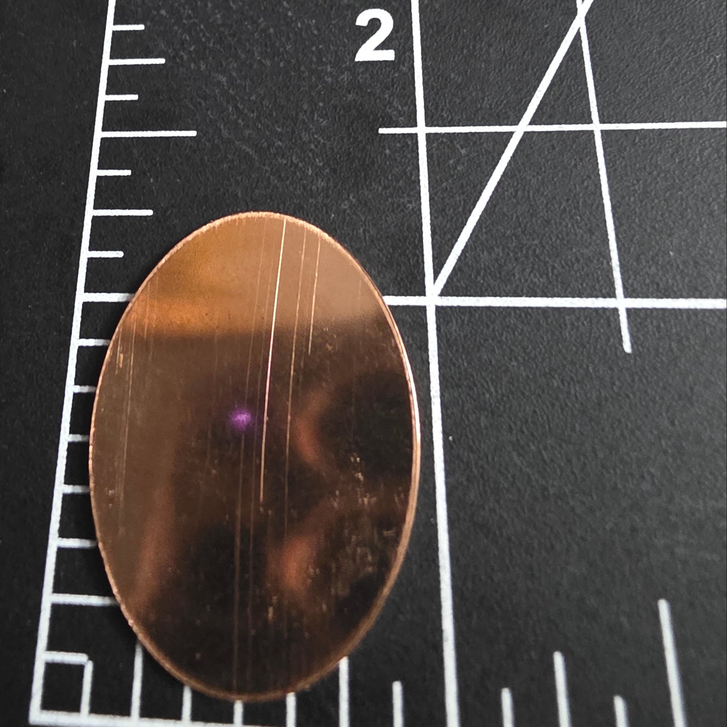 EV134 Copper Blank - Rectangle 1 x 1 1/2"
