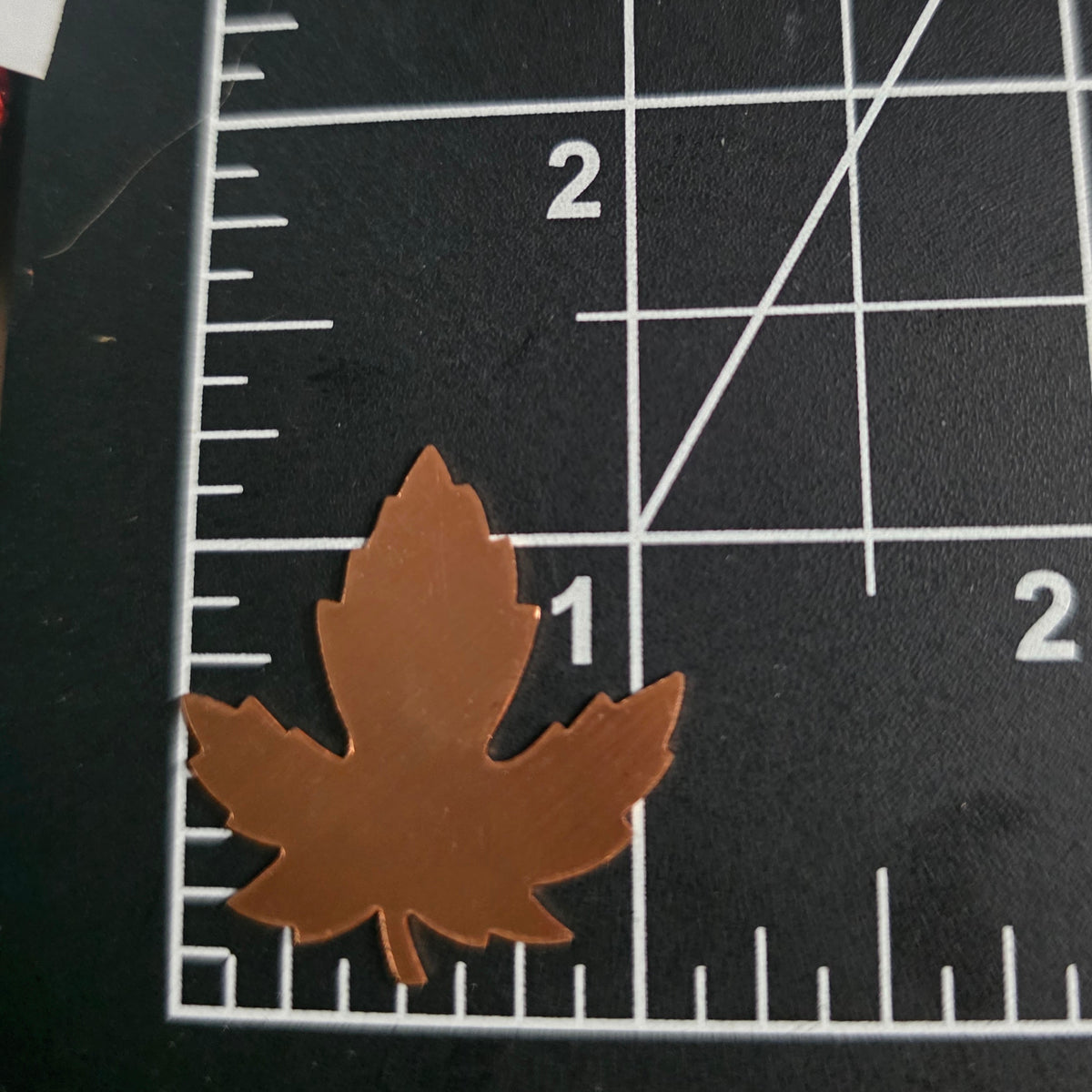 EV106 Copper Blank Canadian Maple Leaf