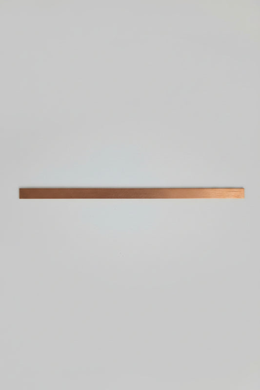 EV175 Cuivre vierge - Rectangle 2 1/2 x 1/2"
