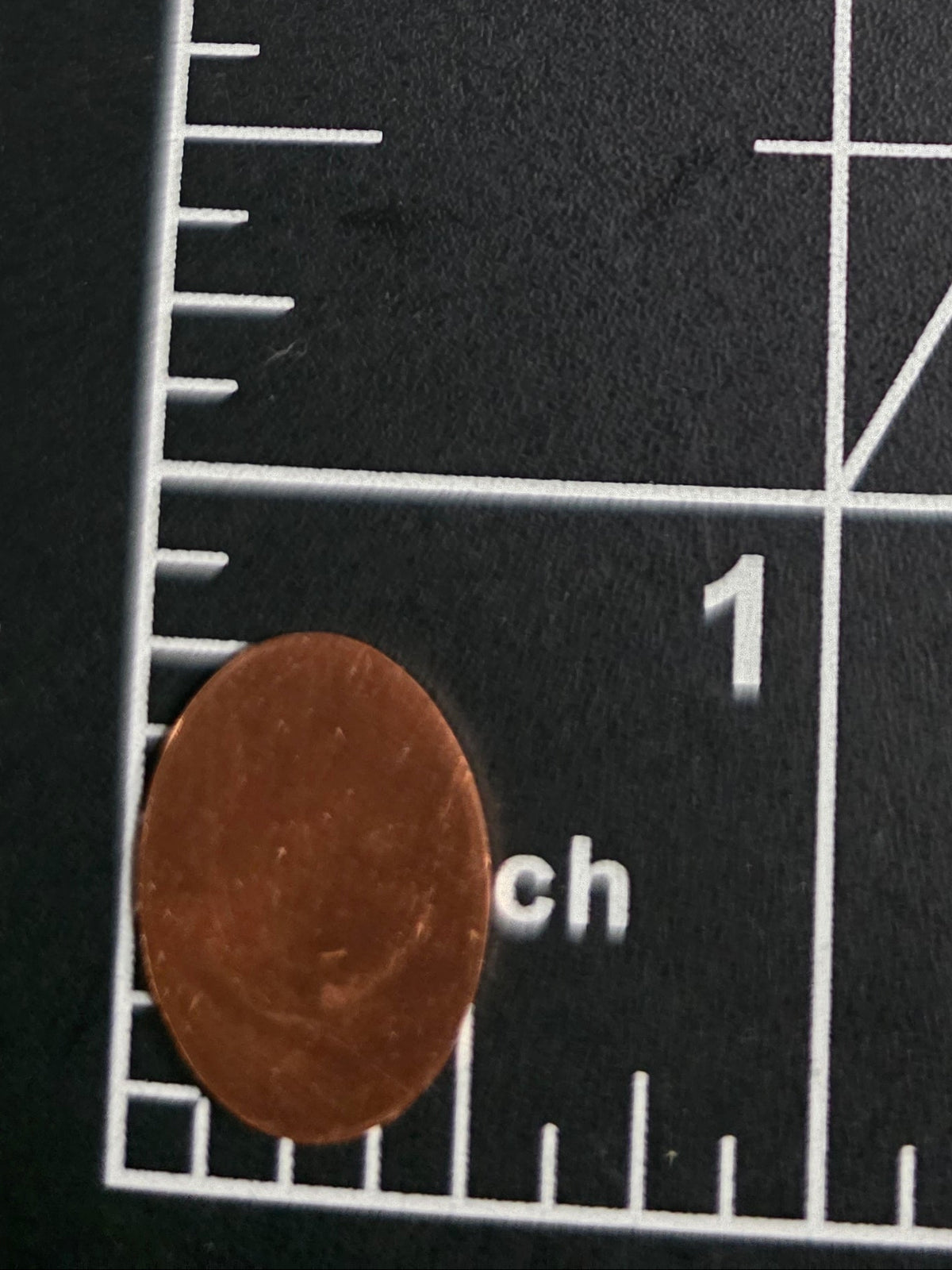 EV024 Copper Blank Oval  - Tiny Oval