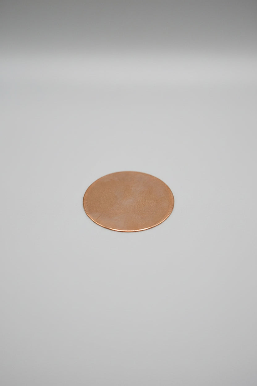 EV074 Copper Blank Circle - 1 1/2 x1 1/2"