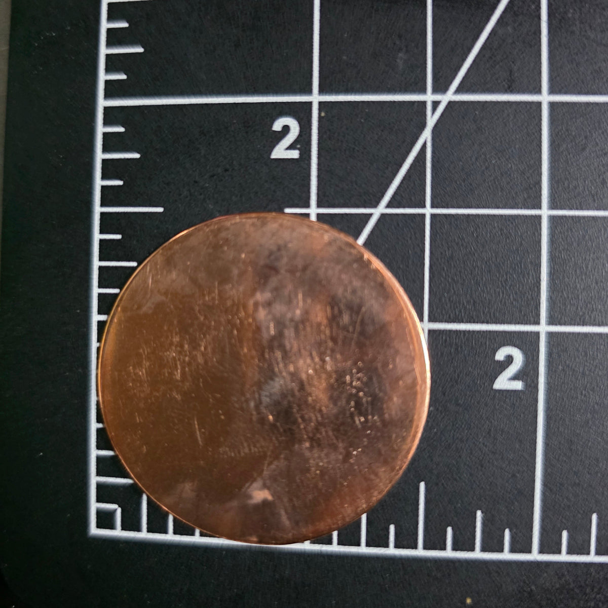 EV074 Copper Blank Circle - 1 1/2 x1 1/2"