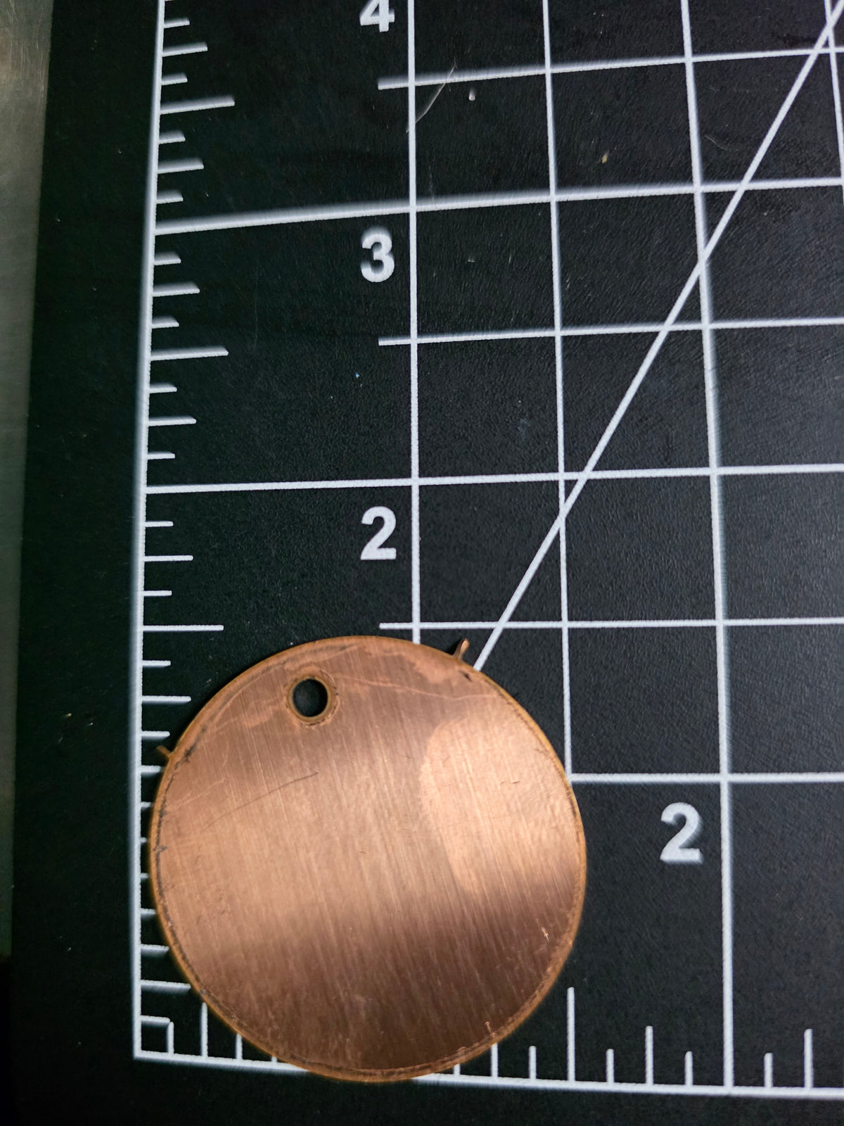 EV008 Copper Blank  - Circle -  "Defect Deal"