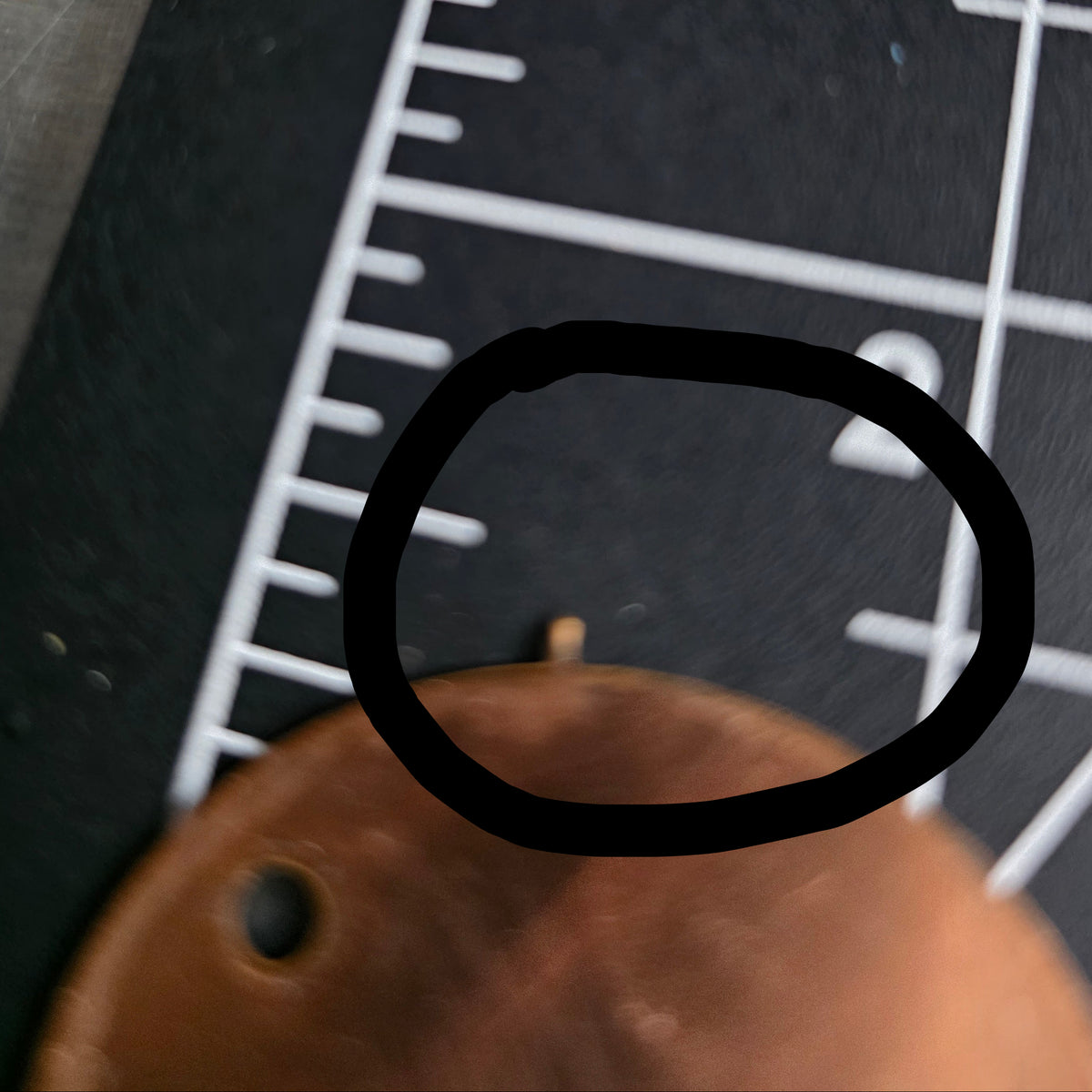 EV008 Copper Blank  - Circle -  "Defect Deal"