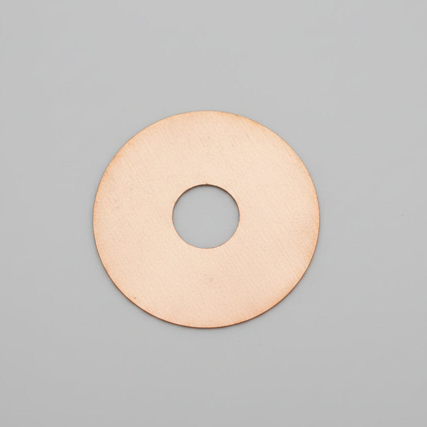 EV003 Copper Blank - Large Donut - "Defect Discount"