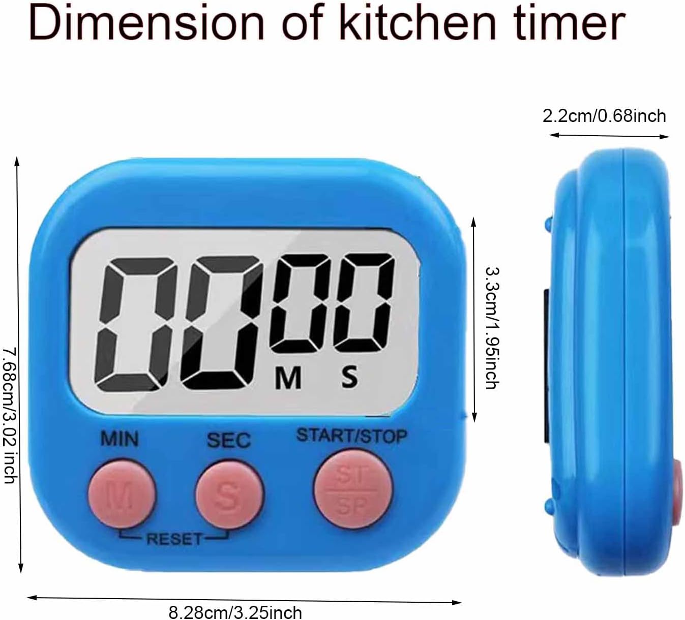 Magnetic Hand Timer - Battery Operated