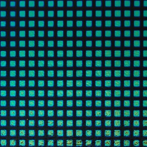 Dicro Slide (TM)  - Square Pattern in Cool Colours
