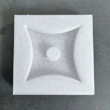 Small Square Donut 1.25 inch Silhouette Die