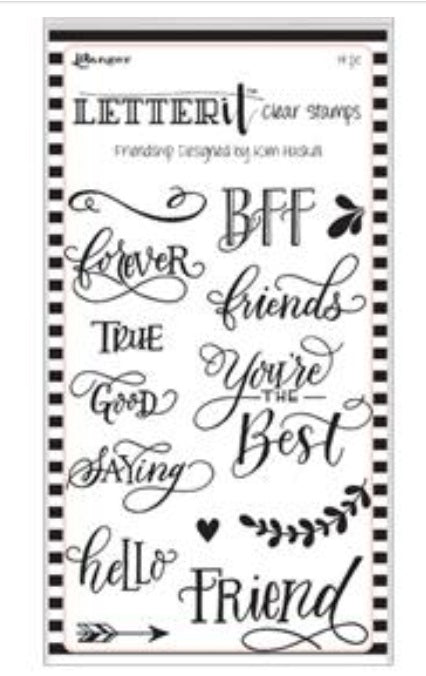 Tiny Cling Stamps for Enameling with Potter and Archive Ink Pads