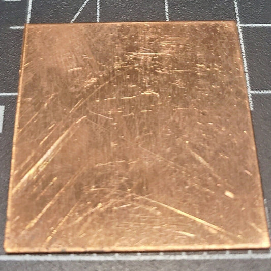 EV201 Copper Blank Large Square 3x3 (20g)